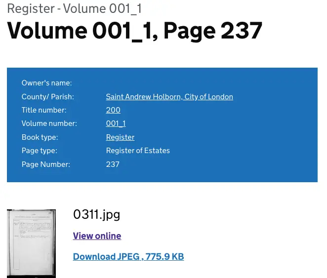 Building the 1862 Register: HM Land Registry